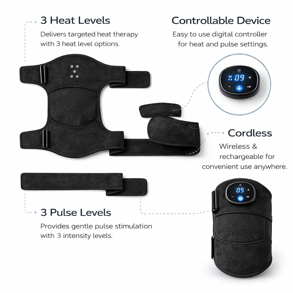 Pulsora FlexTherapy "Triple Method" Knee Massager